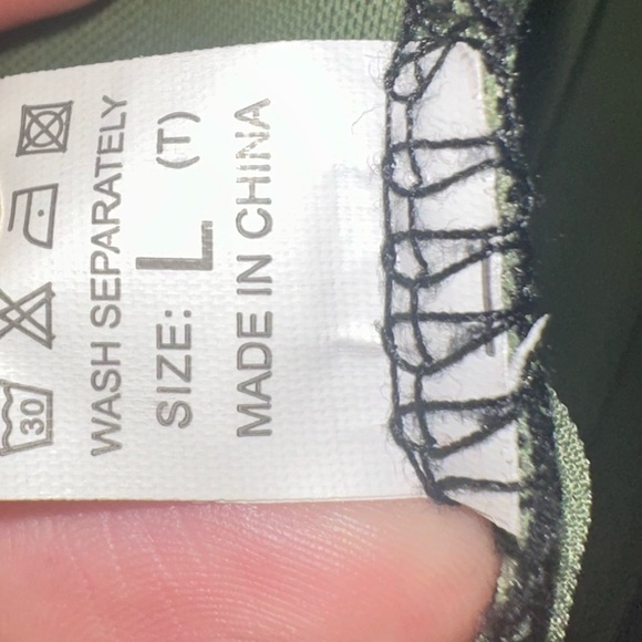 Vintage Sheer Green and Black Jumpsuit with Contrasting Trippy Swirl Lining M/L - Picture 16 of 16